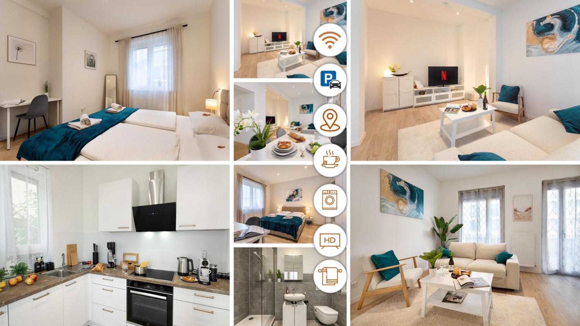 Rosenberg-Suites - Zentral, Stellplatz, Grosse Terasse, Business & Privat Heilbronn Exteriér fotografie