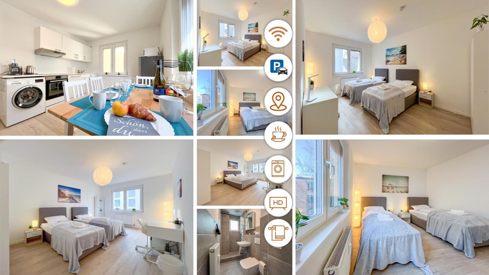 Rosenberg-Suites - Zentral, Stellplatz, Grosse Terasse, Business & Privat Heilbronn Exteriér fotografie